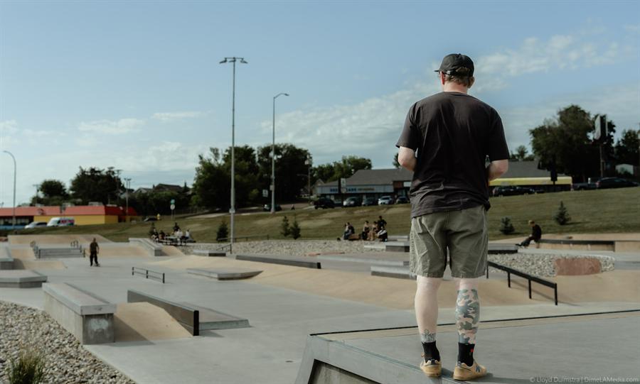 The Siouxer skate shop community event photographed by Lloyd Duimstra, Sioux Falls SD