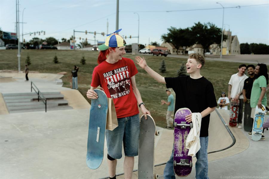 The Siouxer skate shop community event photographed by Lloyd Duimstra, Sioux Falls SD