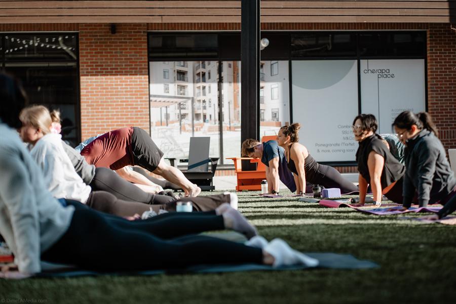 Sisu fitness and wellness event photographed by Lloyd Duimstra, downtown Sioux Falls SD