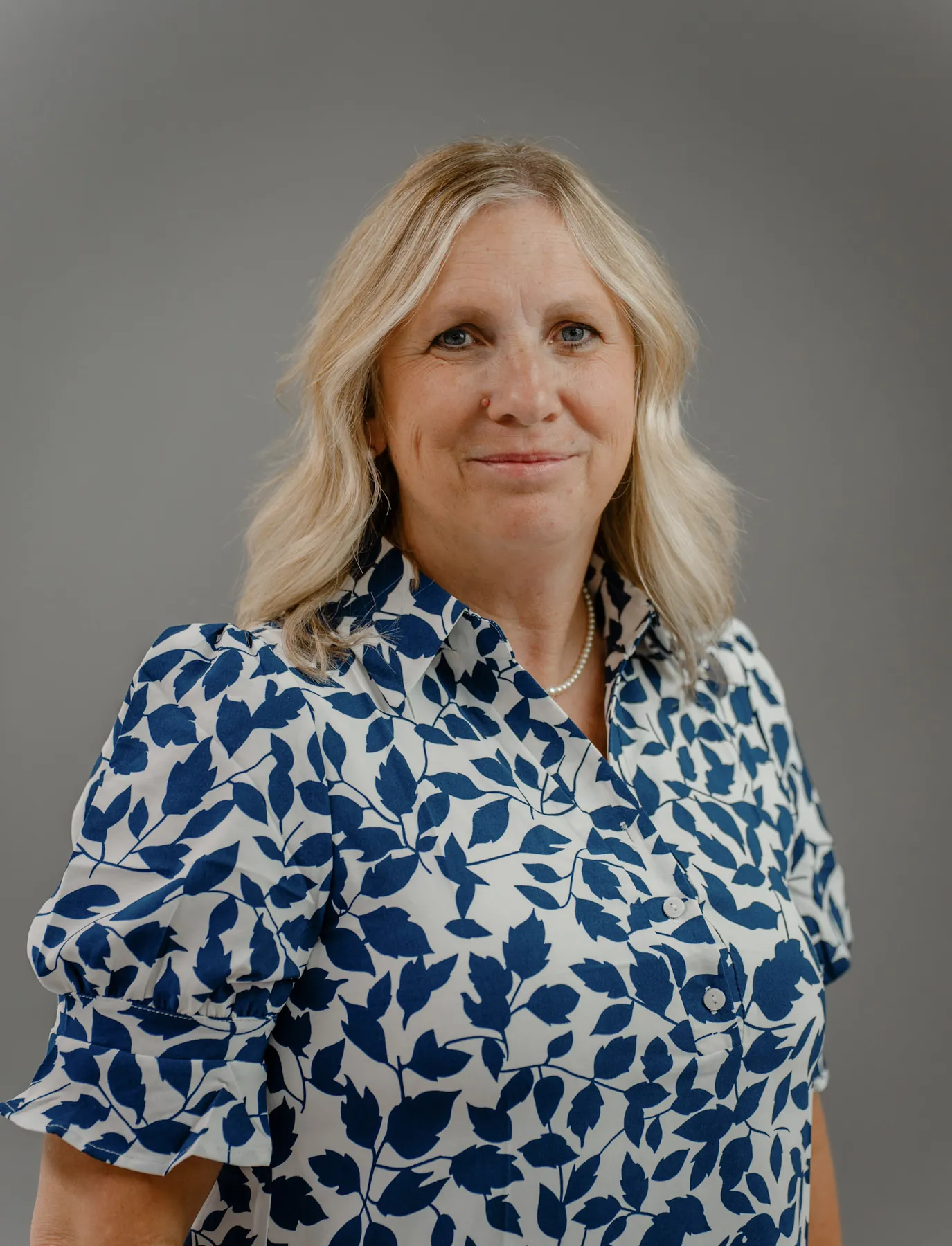 Business headshot with studio lighting brought to the client office, Sioux Falls SD