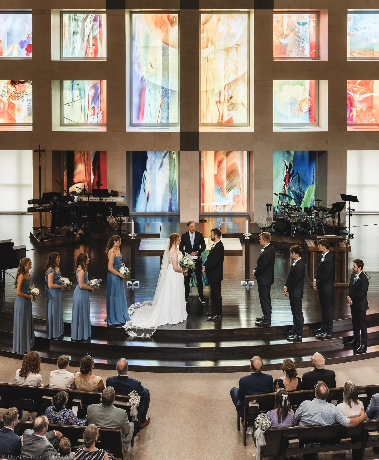 Wedding day moment captured by Lloyd Duimstra, Sioux Falls SD